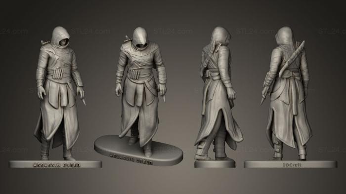 Figurines of people (Assassin Creed 2, STKH_0004) 3D models for cnc